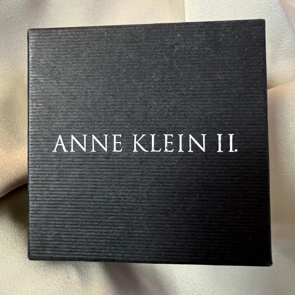 Vintage 80s NEW in Box Anne Klein II Silver Tone Dainty Mesh Rose Brooch Jewelry - Picture 7 of 9